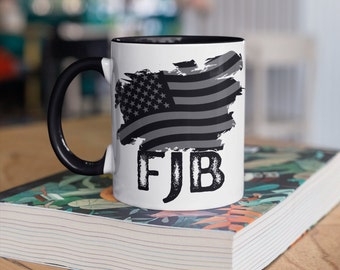 FJB Black Flag ceramic 11oz coffee mug