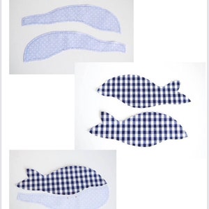 PDF Whale Pattern, Denim Whale Instant Digital Printable Sewing Pattern ...