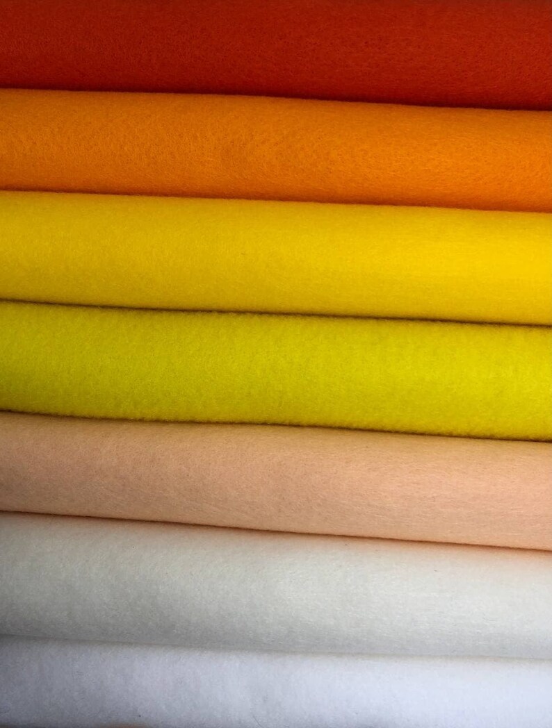 Wool Felt Sheets 26 Sheets of Felt 20x30cm Wool Felt Bundle Etsy