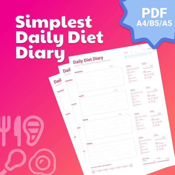 Protein Tracker Meal and Water Tracker Printable Diet - Etsy