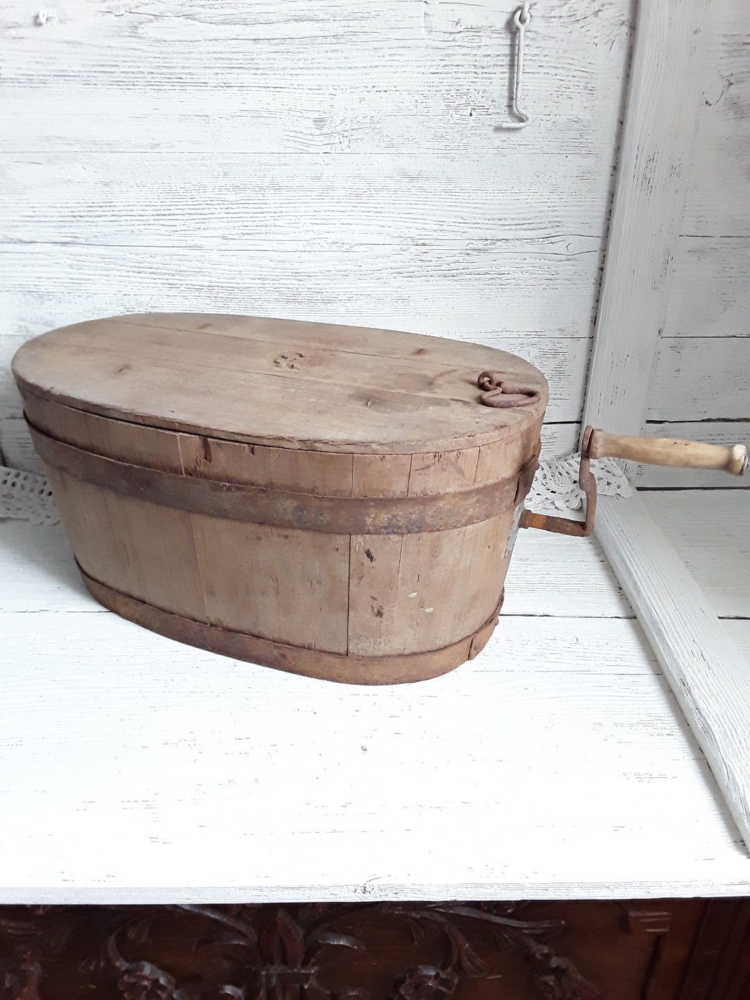 Butter Spinner Antique Large, Butter Churn - Etsy
