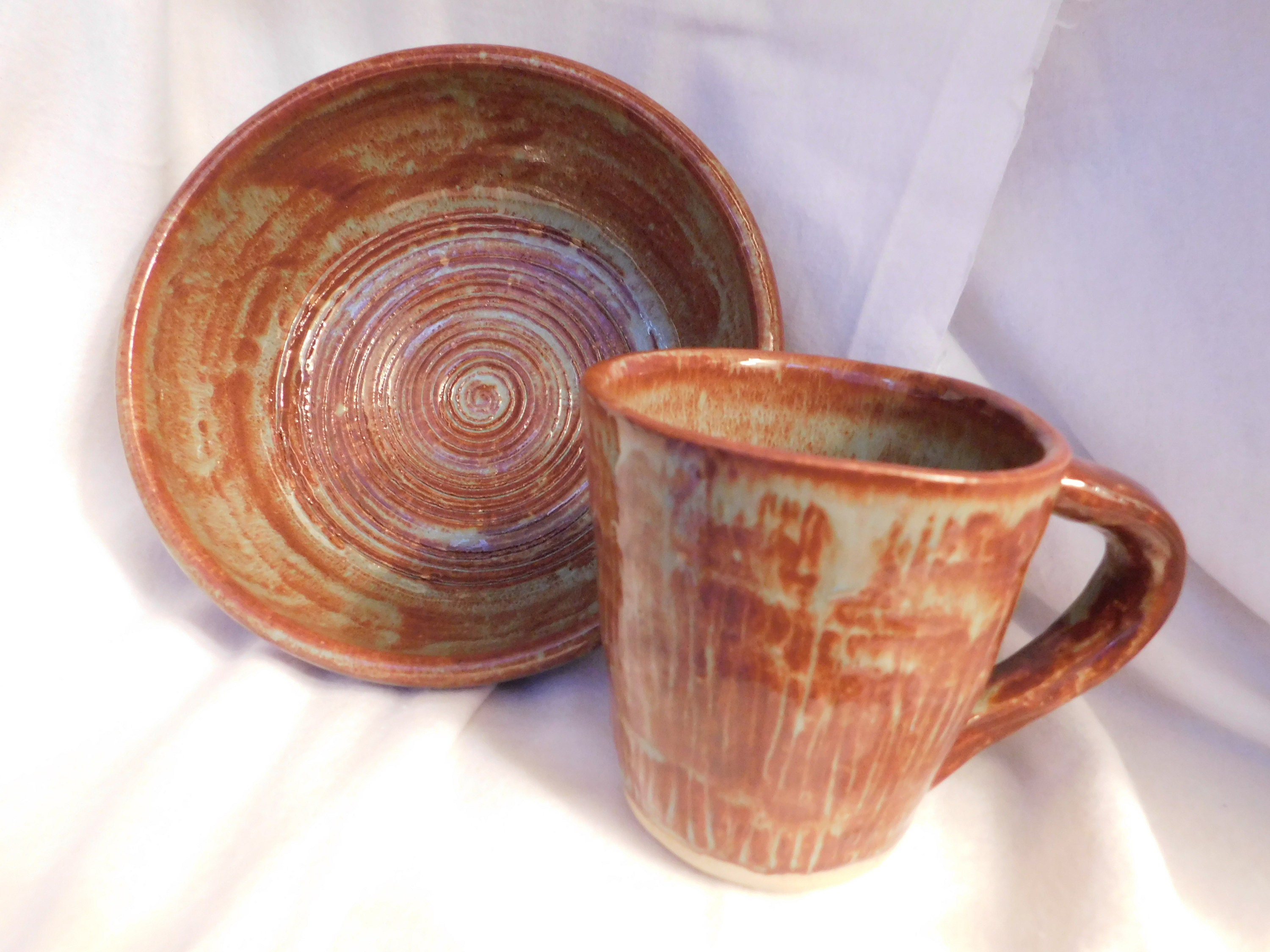 Serving Bowl & Mug Set Etsy