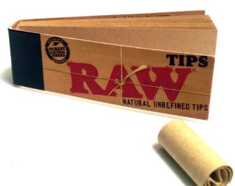 Pack of 2 - RAW brown rolling tips