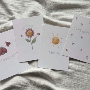 Affirmationskarten für Kinder | Achtsamkeitskarten | Mutmacherkarten | Karten mit Sprüche | Geschenkidee Kind | Dekoration Kinderzimmer