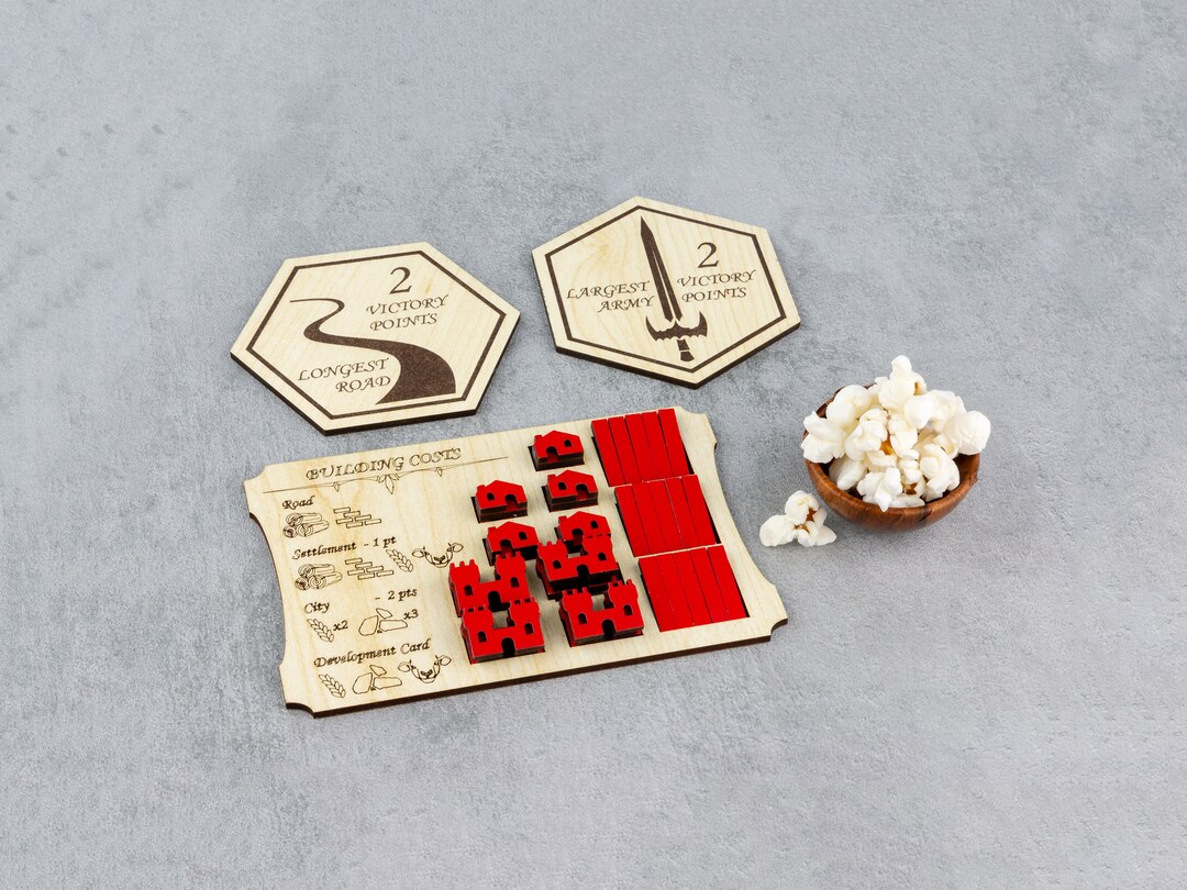 Organizer for Custom Settlers Wood Board Game Holder Etsy