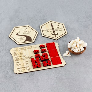 Organizer for Custom Settlers Wood Board Game