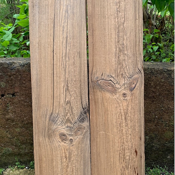 Assi per impalcature originali in legno di recupero per tavoli, scaffali e molto altro ancora. Rustico vintage, legno di recupero, albero di Natale