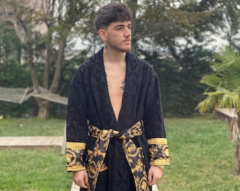 versace rainbow robe