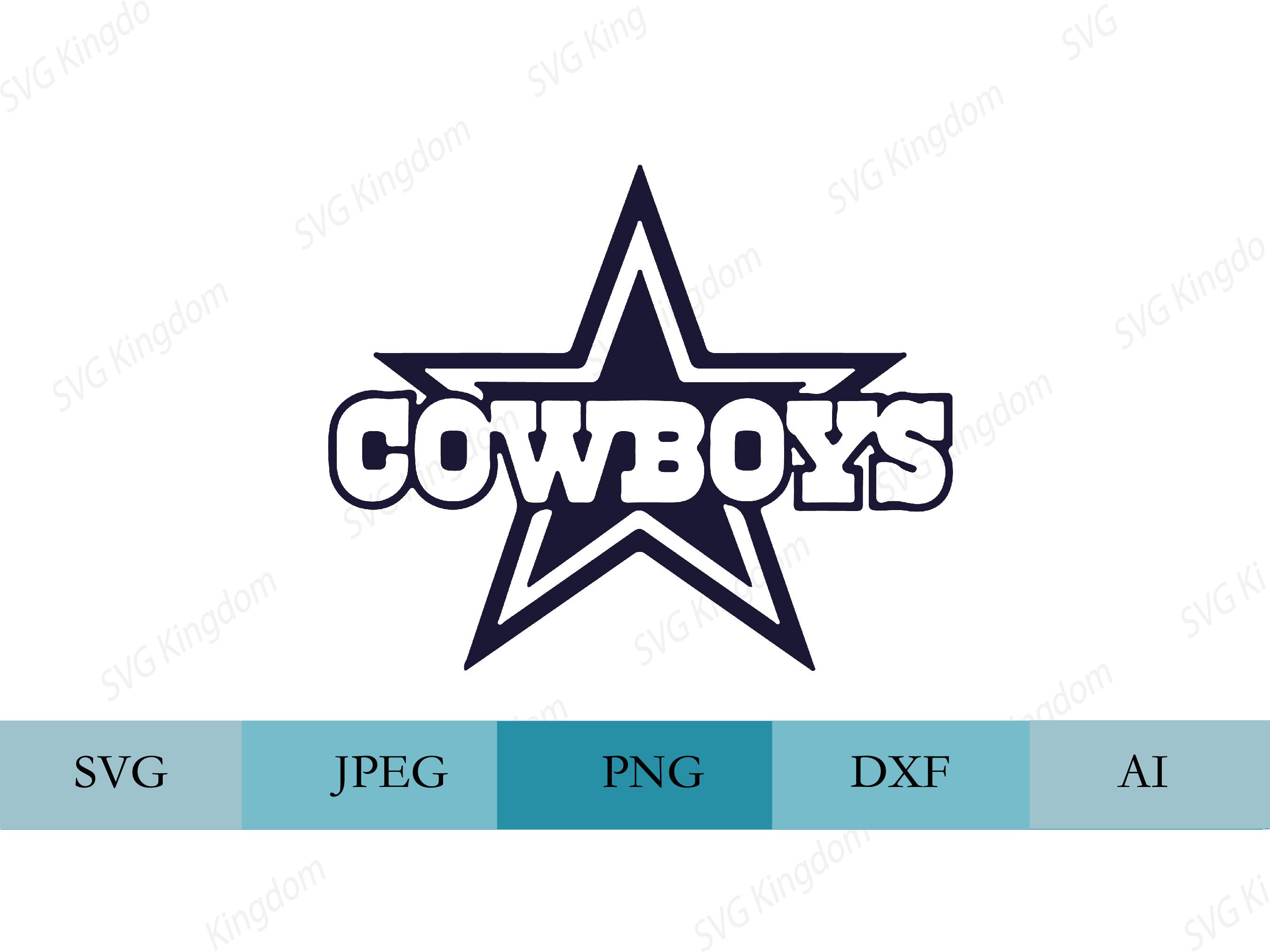 Dallas Cowboys SVG PNG JPEG vector Image Instant download | Etsy