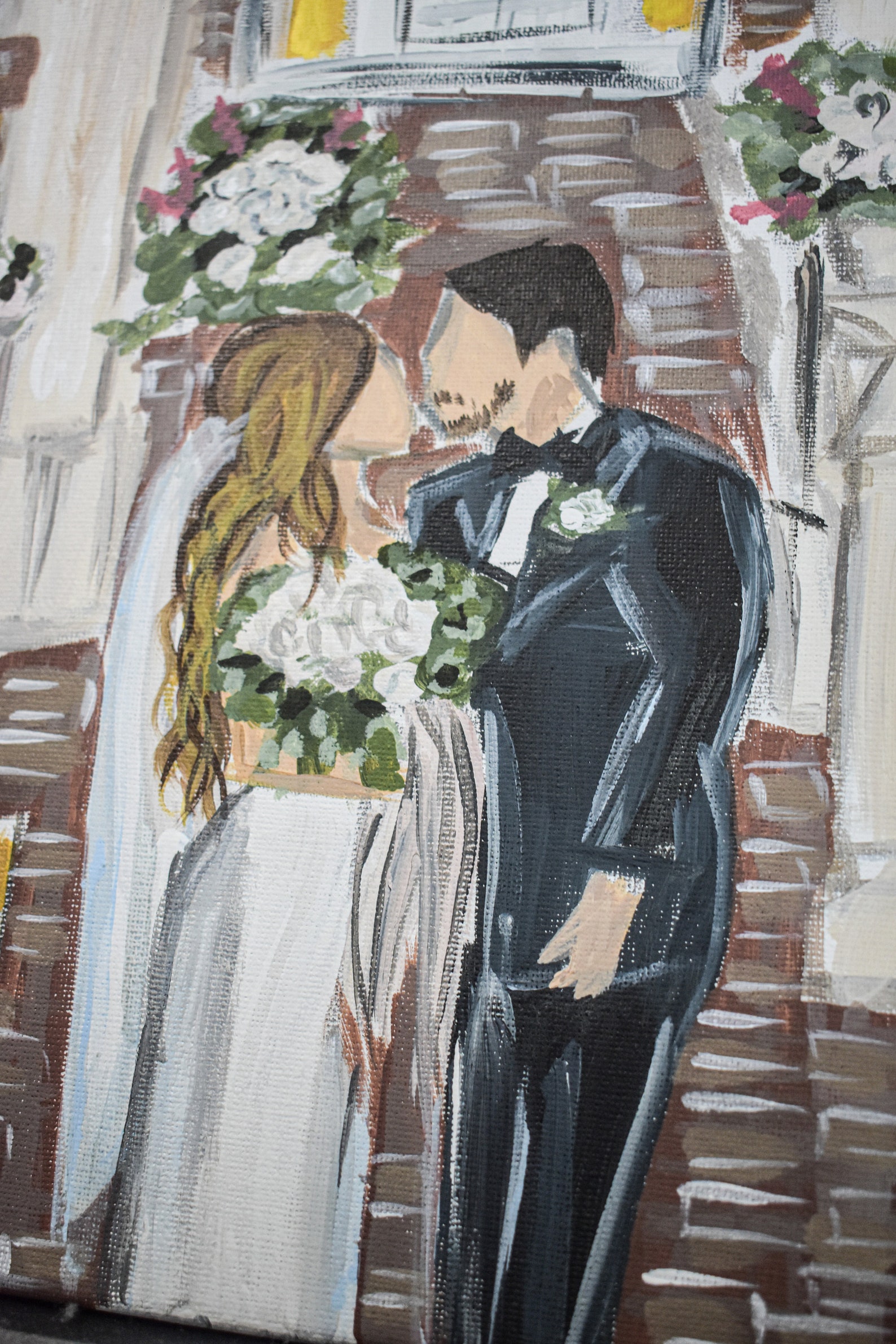 Custom Wedding Painting Custom Canvas Painting Hand Etsy