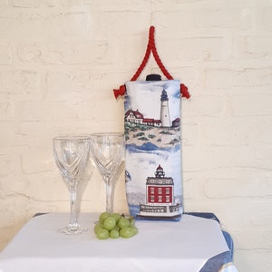 Weintasche, Canvas Weintasche, Weinflaschentasche, klassische Weintasche, Personalisierungsoption für besondere Anlässe, recycelbar / wiederverwendbar