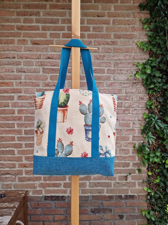 Wsten Kaktus Teal Tragetasche: Sdwestern Boho Handtasche - Etsy.de