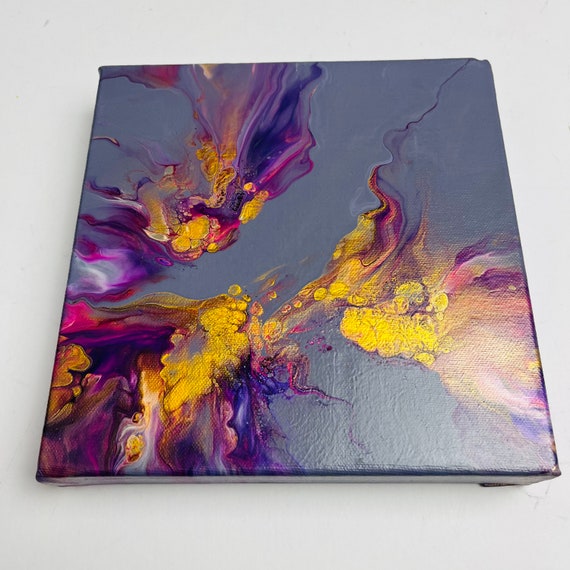 Satin acrylic paint on best sale canvas