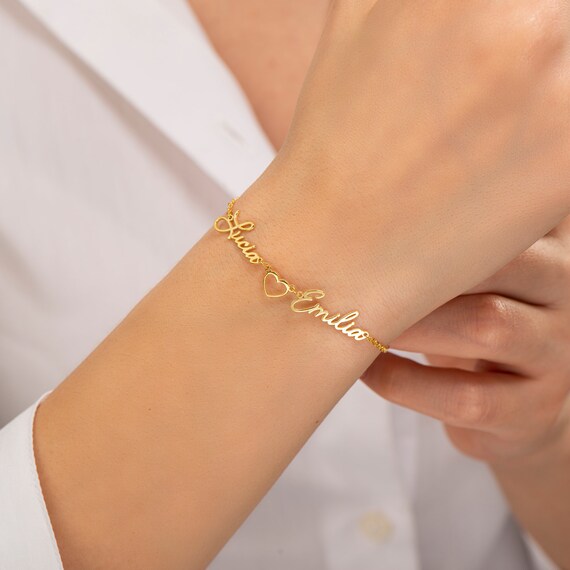 Personalized Name Bracelet Silver 