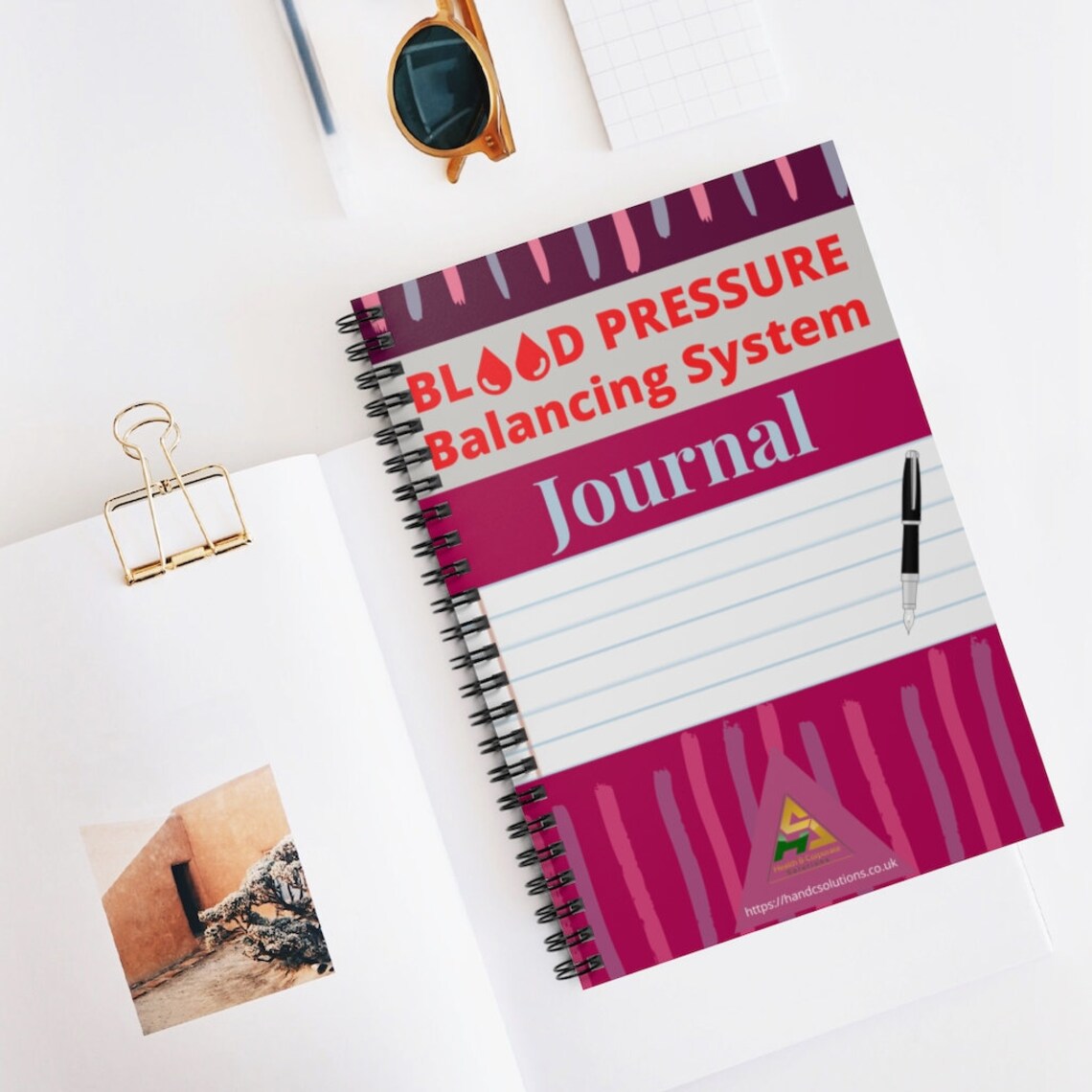 Blood Pressure Balancing System Journal Spiral Notebook Etsy