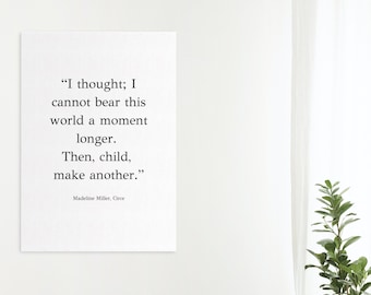 Circe - Madeline Miller Quote Print