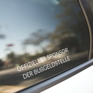Auto Car Lustig Spruch Geschenk Tuning' Sticker
