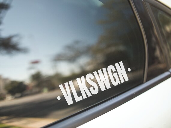 VLKSWGN Sticker Wunschtext Vinyl Sticker Auto Motorrad Haushalt Fenster  Style Tuning - .de