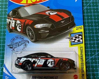 ホットウィール 2018 フォード マスタング GT - ブラック ボルラ