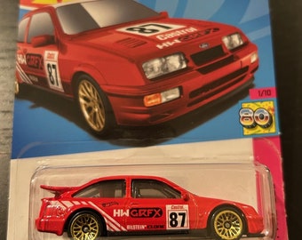 Hotwheels 87 Ford Sierra Cosworth Red - Etsy UK
