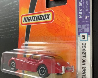 Matchbox Jaguar XK120 Se-vintage Jag-red-2007 MBX Metal-hard to