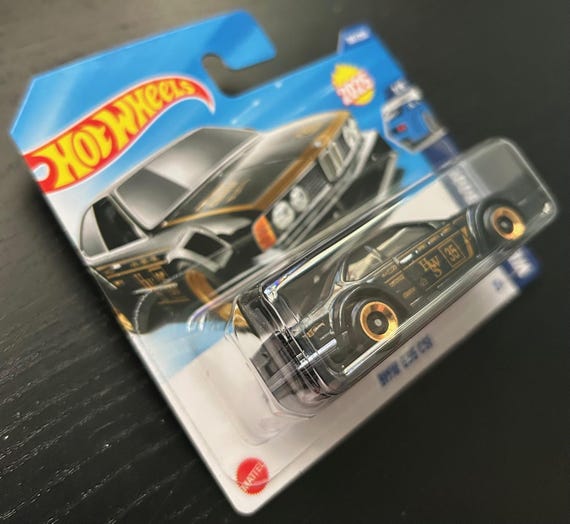 Hot Wheels BMW 635 Csi- Black With Gold Decals-wide Body-short