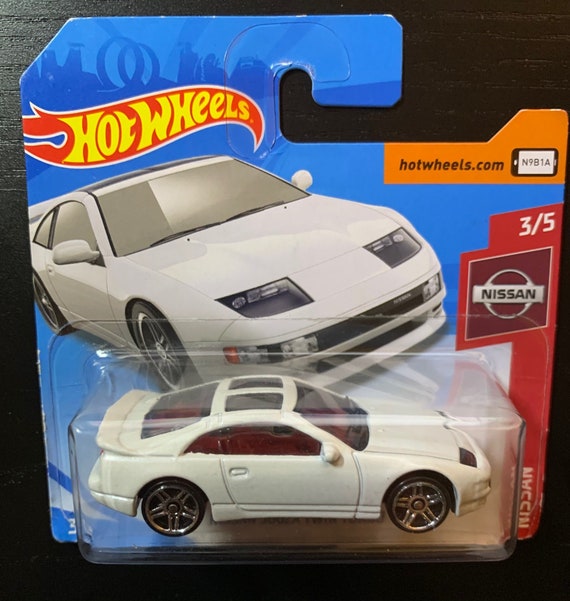 Hot Wheels Nissan 300ZX Twin Turbo-white With Red Interior