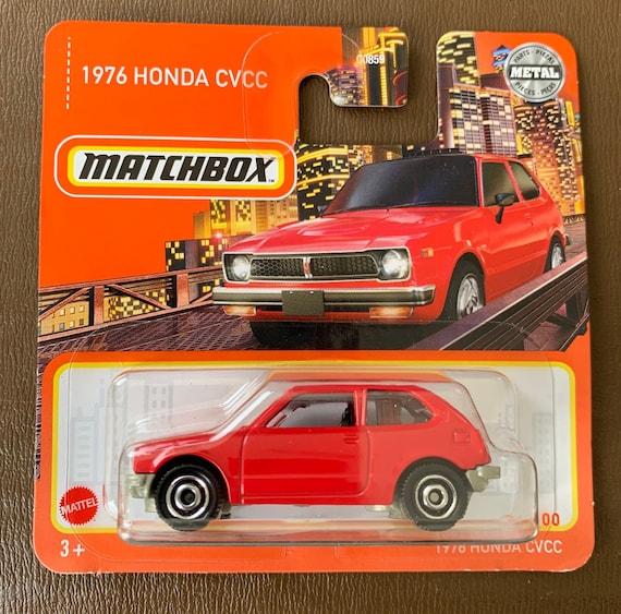 Matchbox 1976 Honda Cvcc-red With Black Interior-mbx Metal Short