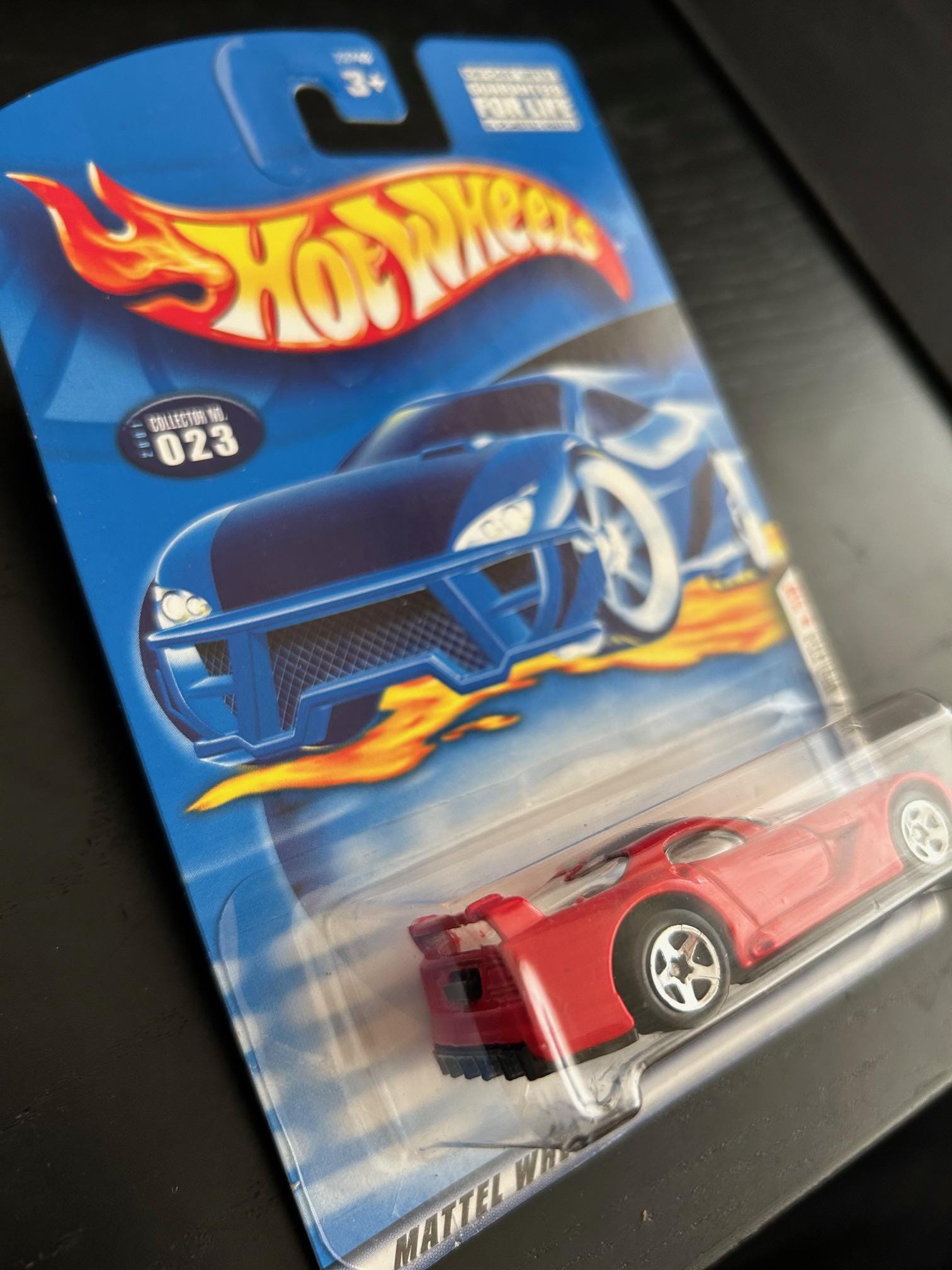 Hot Wheels Dodge Viper GTS-R -red With Silver Stripe-2001 First