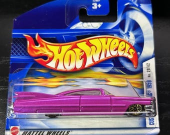 ホットウィール 1959 キャデラック - ブルー＆ホワイトフレイムス
