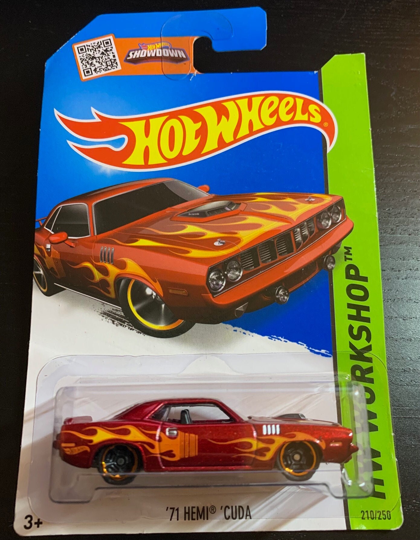 Hot Wheels 1971 Plymouth Hemi Barracuda-red With Black Interior