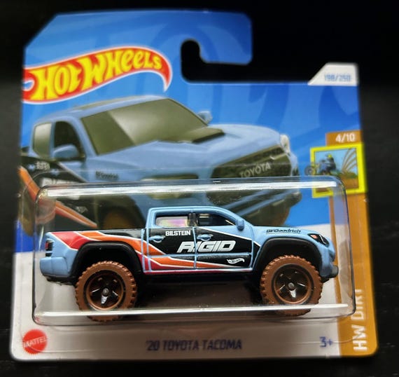 Hot Wheels 2020 Toyota Tacoma-light Blue With Black Interior-hw