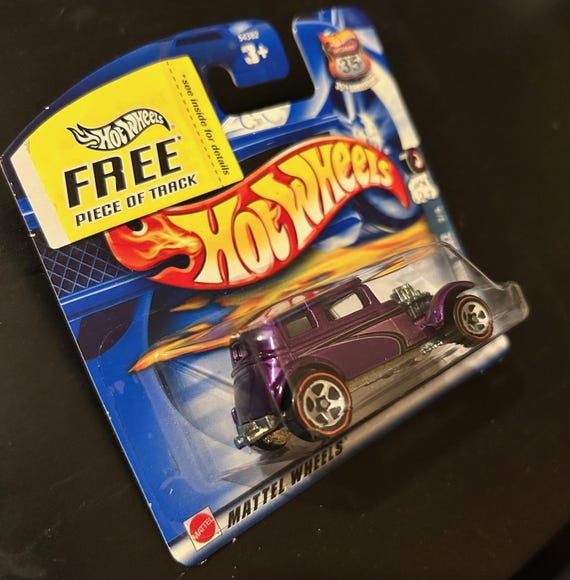 Hot Wheels 1932 Ford Victoria-purple With Redline Wheels-2002