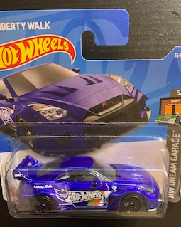 Hot Wheels Liberty Walk-silhouette Works GT Nissan 35GT-RR -blue