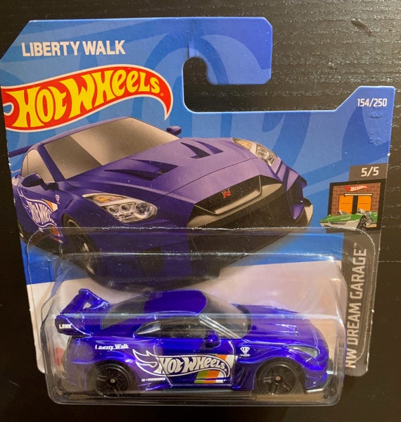 Hot Wheels Liberty Walk-silhouette Works GT Nissan 35GT-RR -blue