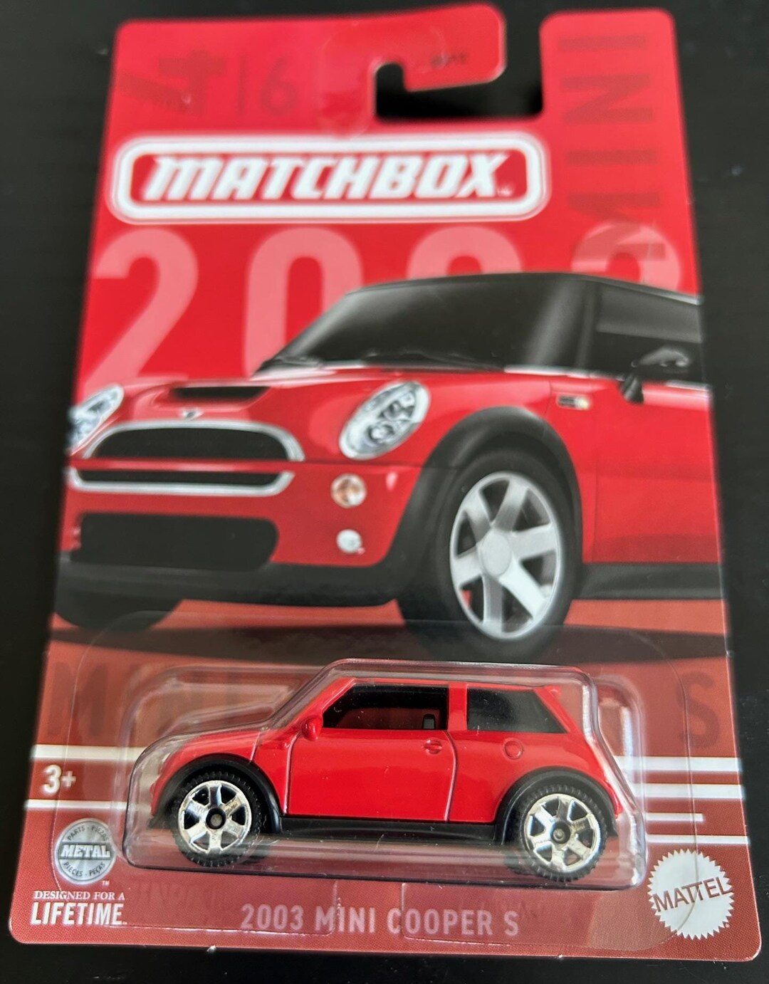 Matchbox Mini Cooper S 2003 – Modellauto In Rot, Metallteile, Im Maßstab, Sammlerstück