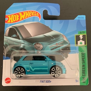 Hot Wheels Fiat 500 E Metallic Teal HW Green Spead Birthday Gift Miniature Collectable Model Toy Car Valentine s Day Gift Etsy Canada