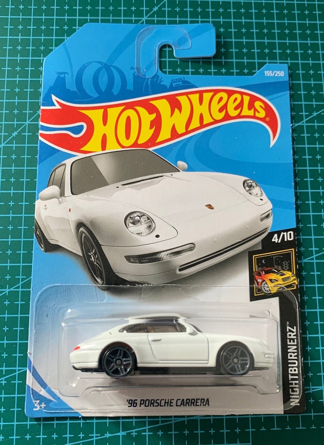 Hot Wheels '96 Porsche Carrera-white With Grey Wheels Long - Etsy Israel Hot Wheels '96 Porsche Carrera-white With Grey Wheels Long - Etsy Israel