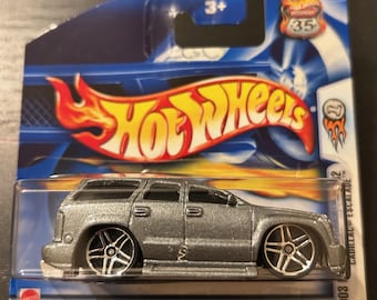 Hot Wheels 2003 Cadillac Escalade- Silver With Black Windows-2003