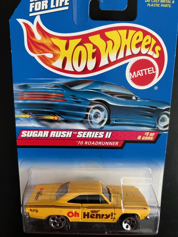 Hot Wheels 1970 Plymouth Roadrunner-yellow With Black Interior