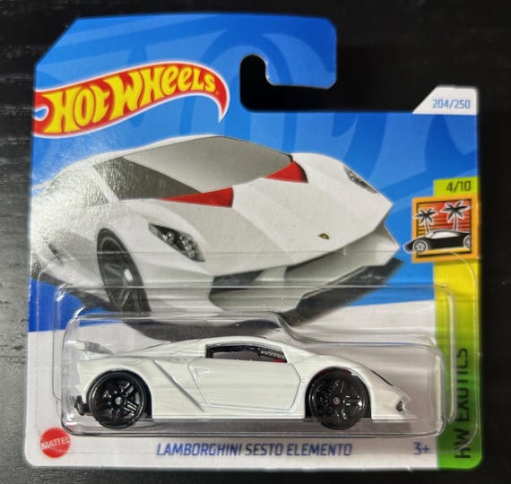 ミニカー Hot Wheels Lamborghini Sesto Elemento Hot Wheels Lamborghini Sesto Elemento Yellow Motor Show 5