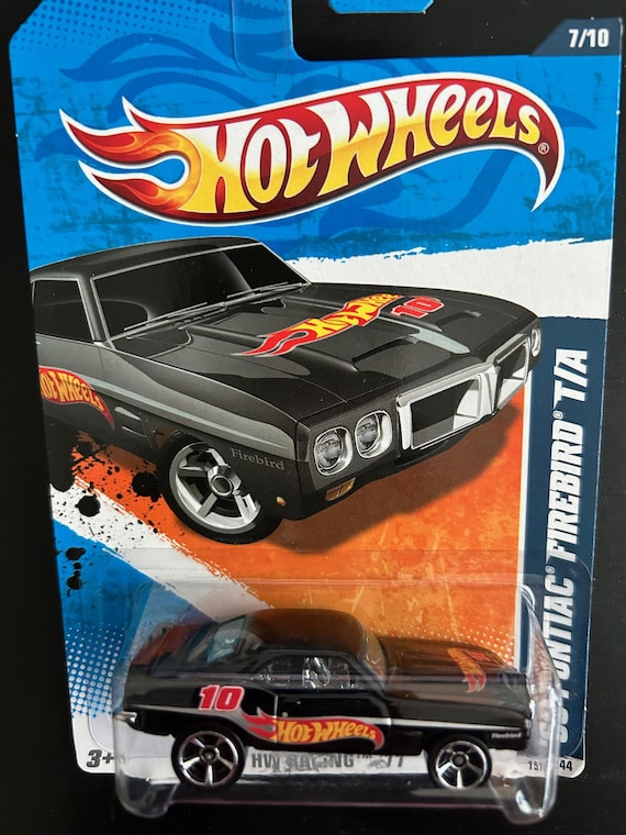 Hot Wheels 1969 Pontiac Firebird T/a-black With Blue Windows-2011