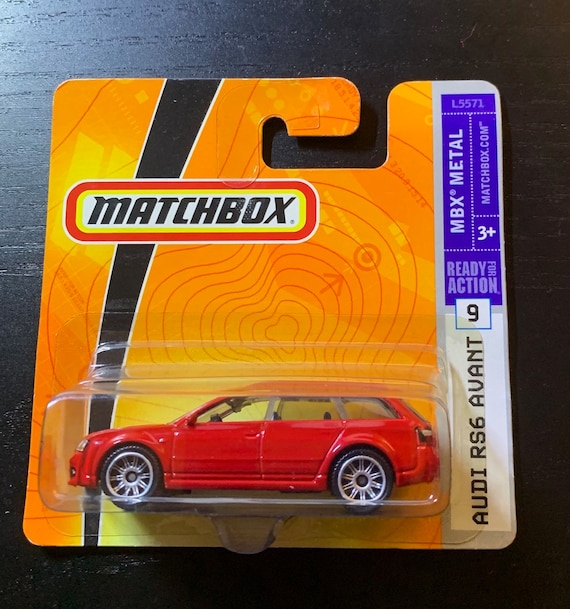 Matchbox Audi 2004 RS6 Avant-red With Black Interior-2007 MBX