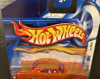 Hot Wheels 1964 Buick Riviera-orange With Purple Windows-2002