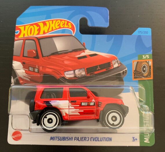 Hot Wheels Mitsubishi Pajero Evolution- Red With Black Interior