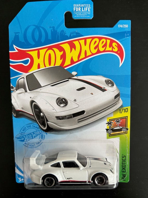 Hot Wheels Porsche 993 Gt2-white With Black Stripe-hw Exotics