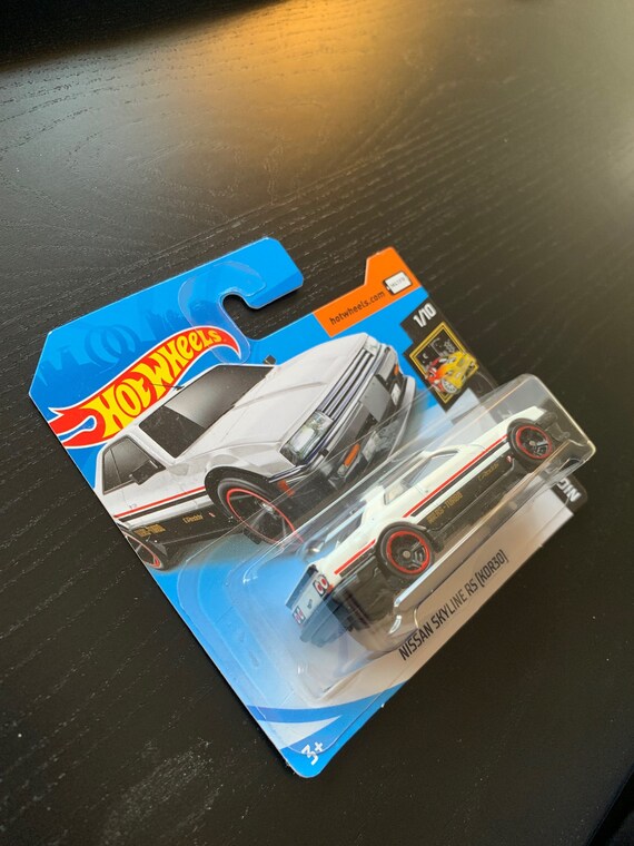 Hot Wheels 1982 Nissan Skyline RS Kdr30-white With Black Interior