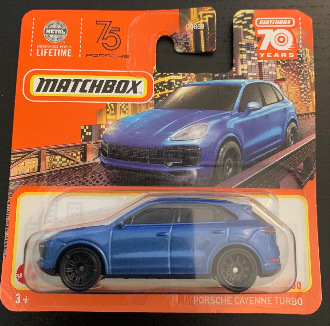 Matchbox Porsche Cayenne Turboblue With Black Interiorshort Etsy