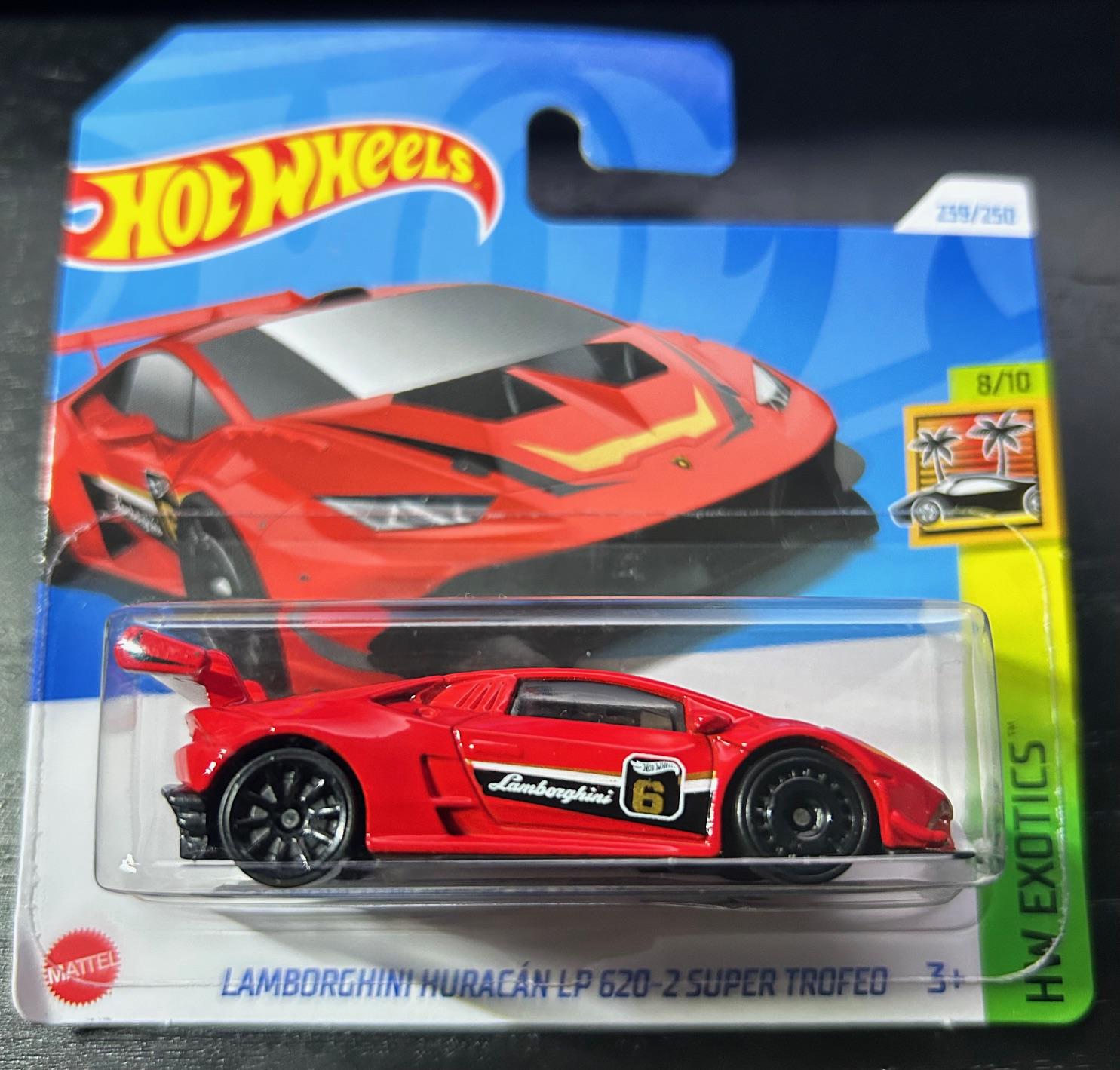 Hot Wheels Lamborghini Huracan LP 620-2 Super Trofeo-red With