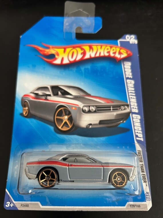 Hot Wheels Dodge Challenger Concept-silver With Gold Wheels-2009